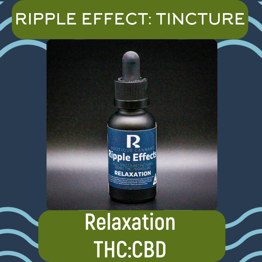 Tincture | Relaxation | 1:1 THC:CBD |  Ripple Effect