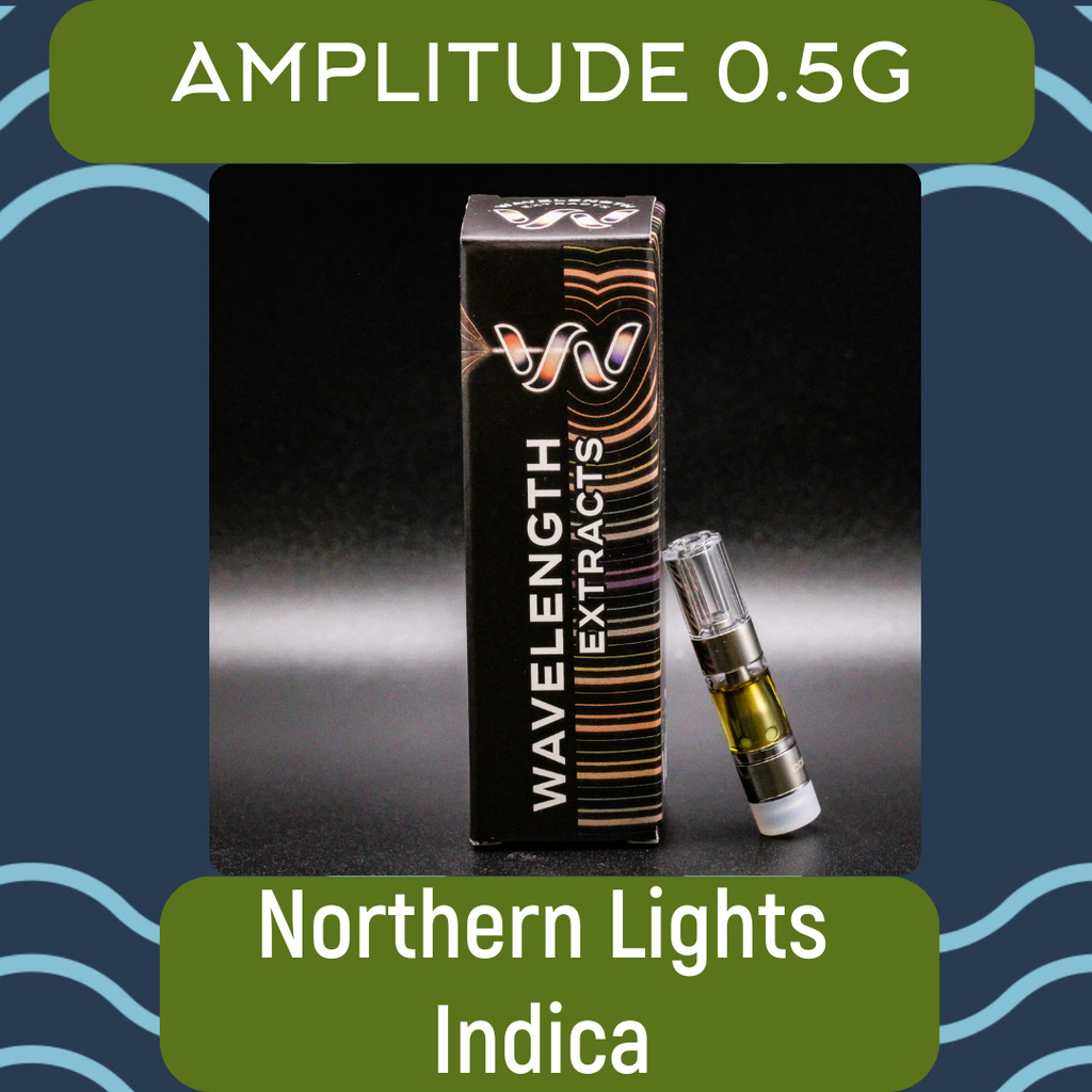 Buy Wavelength Vapes Wavelength Amplitude Vape Cart | Northern Lights 0.5g Cart image №0