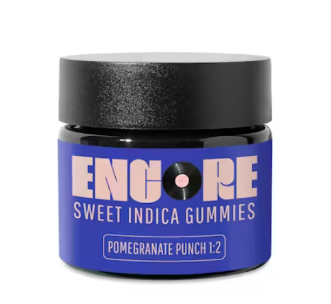 Buy Encore Edibles Pomegranate Punch 1:2 CBN:THC 100mg/10pk image