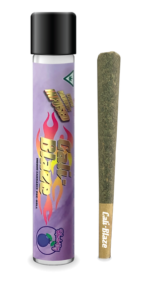 Blueberry Infused Pre-roll (H) Cali Blaze