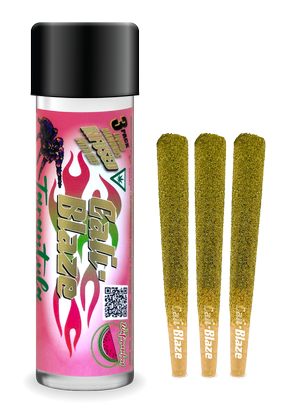 Watermelon Infused Tarantula Pre-roll 3 pack (I) Cali Blaze