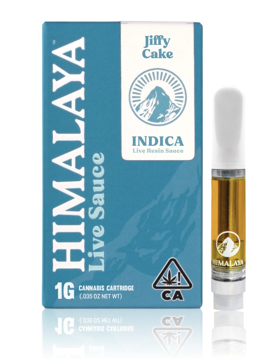 Jiffy Cake Live Resin Sauce Vape Cartridge Himalaya