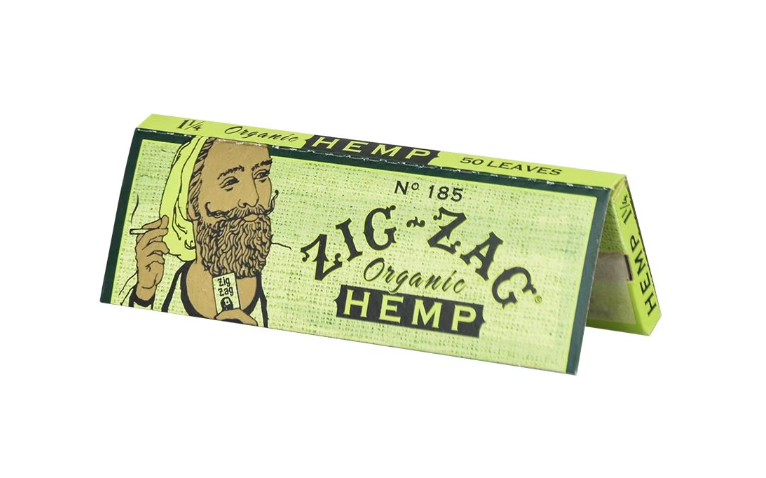 1 1/4" Organic Hemp Rolling Papers Zig Zag