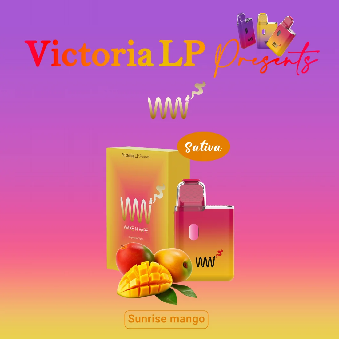 Buy Wake N Vape Vapes Sunrise Mango [0.5g] image