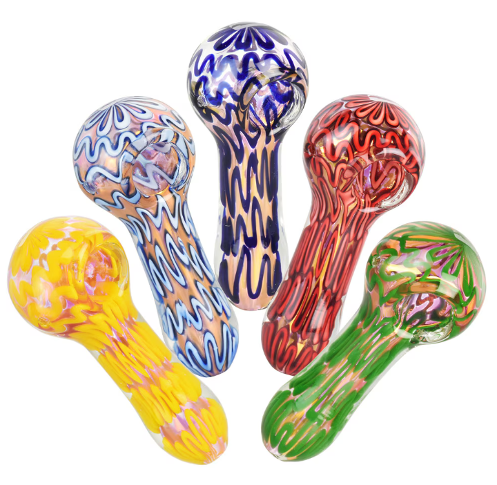 Buy Pulsar Accessories 4" Groovy Galore Spoon Pipe Assorted Colors image