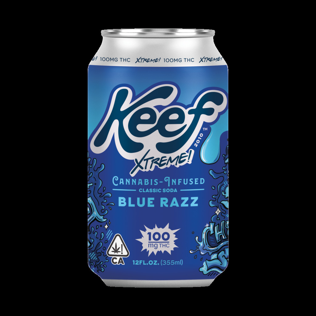 Buy Keef Beverages Blue Razz 100 mg image