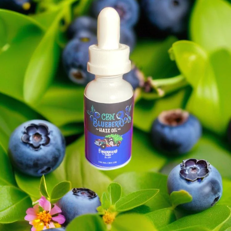 CBN Blueberry Haze Oil Fingerboard Farm