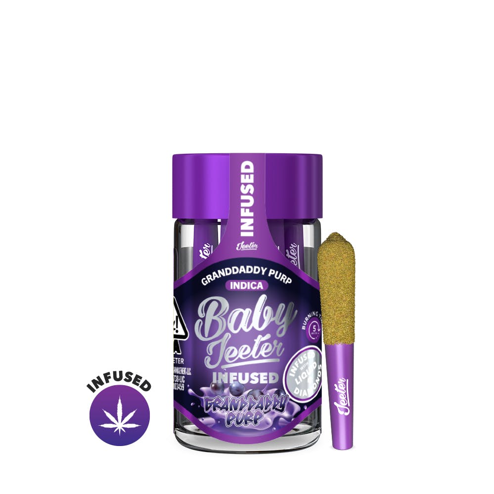 Buy Jeeter Preroll Granddaddy Purp 2.5 g (5-pack) image №0