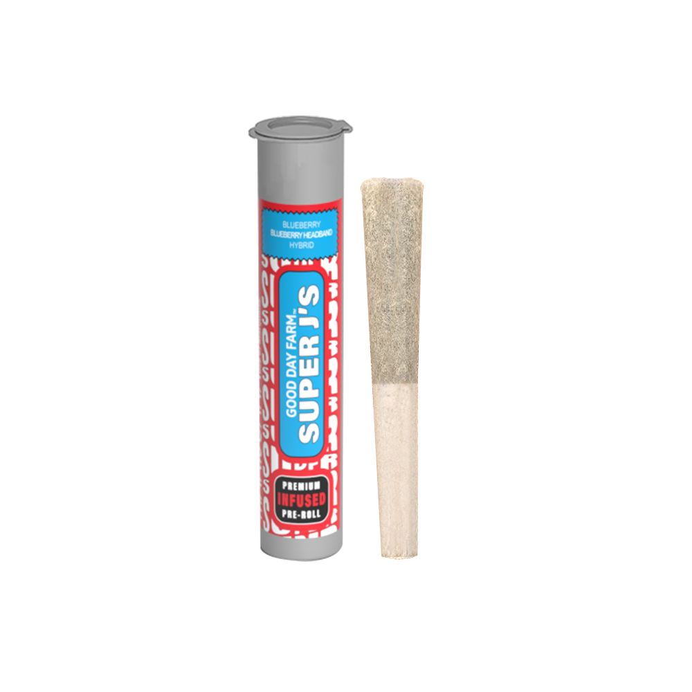 Buy Good Day Farm Infused Pre-Rolls Infused Pre-Roll | Blueberry 1g Pre-Roll image