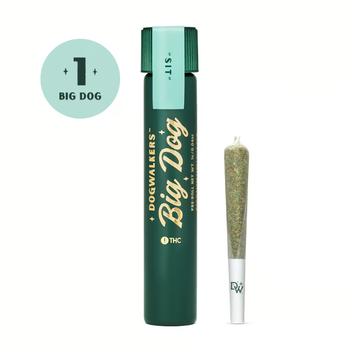 Buy Dogwalkers Pre-Rolls Big Dogs Bubba Fett 1pk / 1g  image