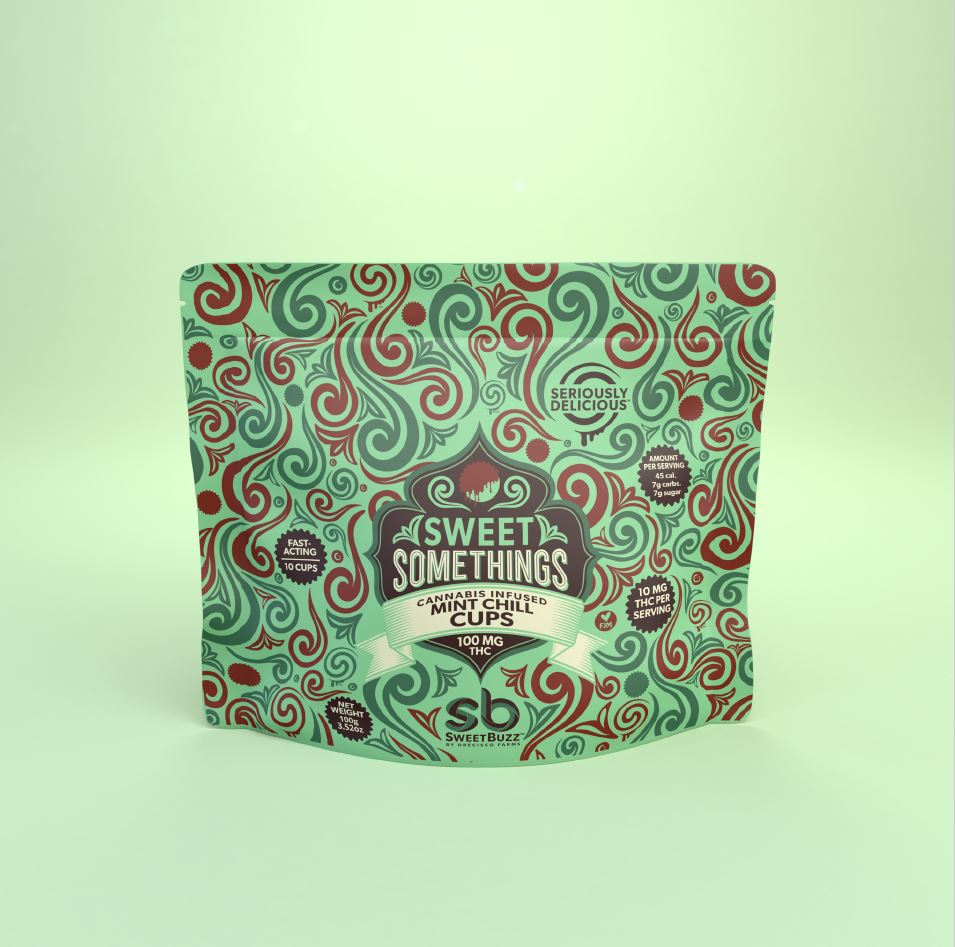 Buy Sweet Somethings Mint Chill Fast Acting 100mg 10pk Chocolates
