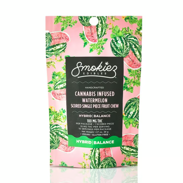 Buy Smokiez Edibles Sour Watermelon 1pk (100mg) image