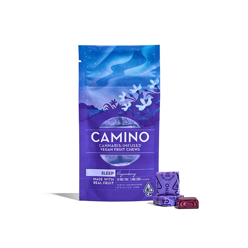 Buy Camino Edibles Boysenberry Chews 100 mg image