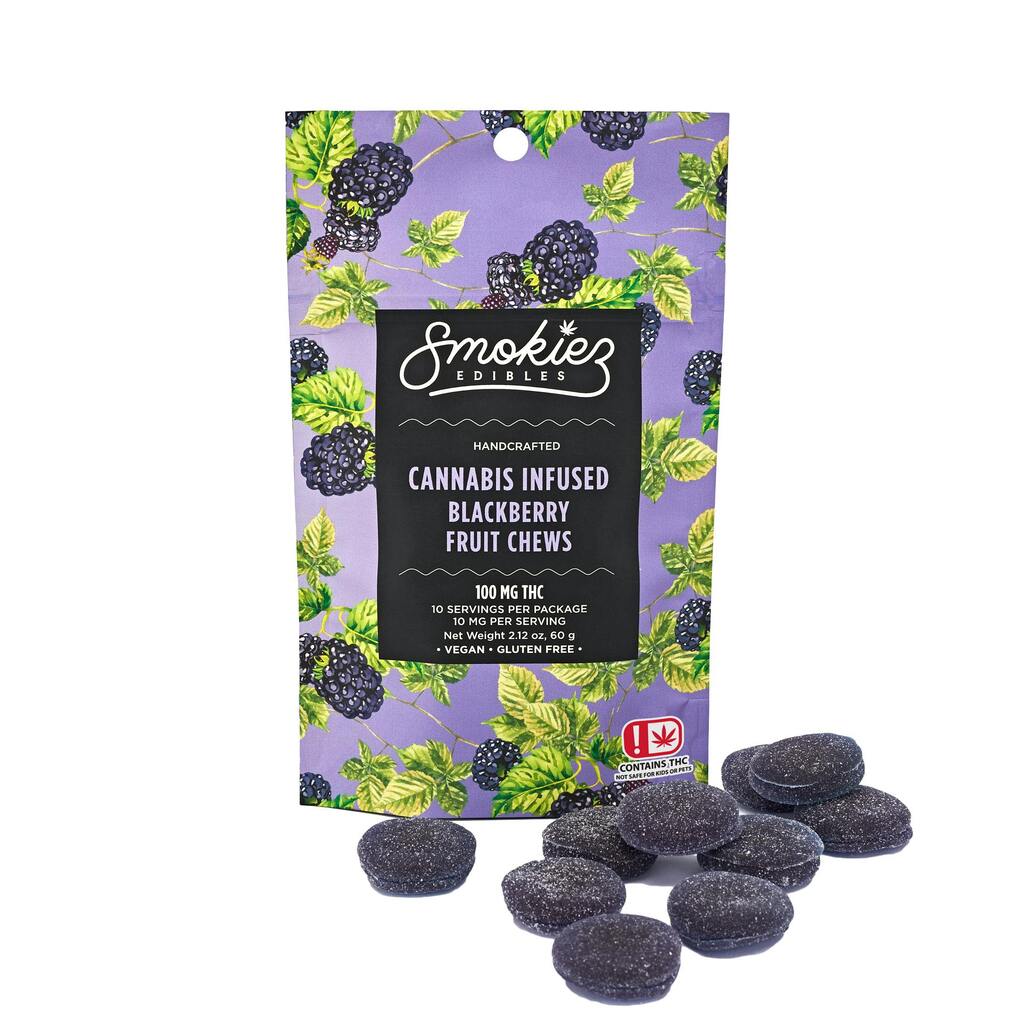 Buy Smokiez Edibles Blackberry 100 mg (10-pack) image