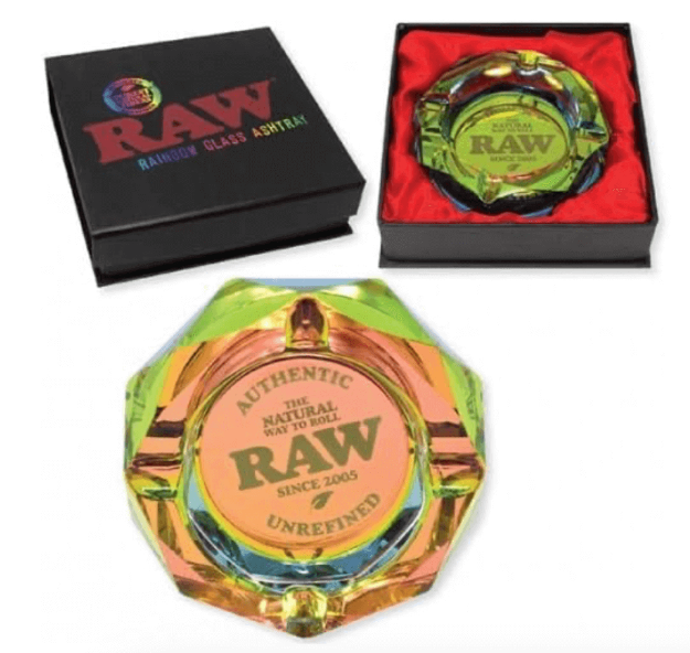 Rainbow Ashtray Raw