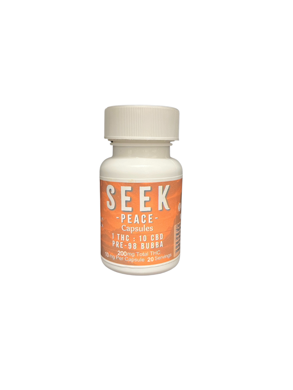 Seek Wellness - Peace 1:10 Pre-98 Bubba Kush Osage Creek