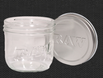 Mason Jar 10 Oz Raw