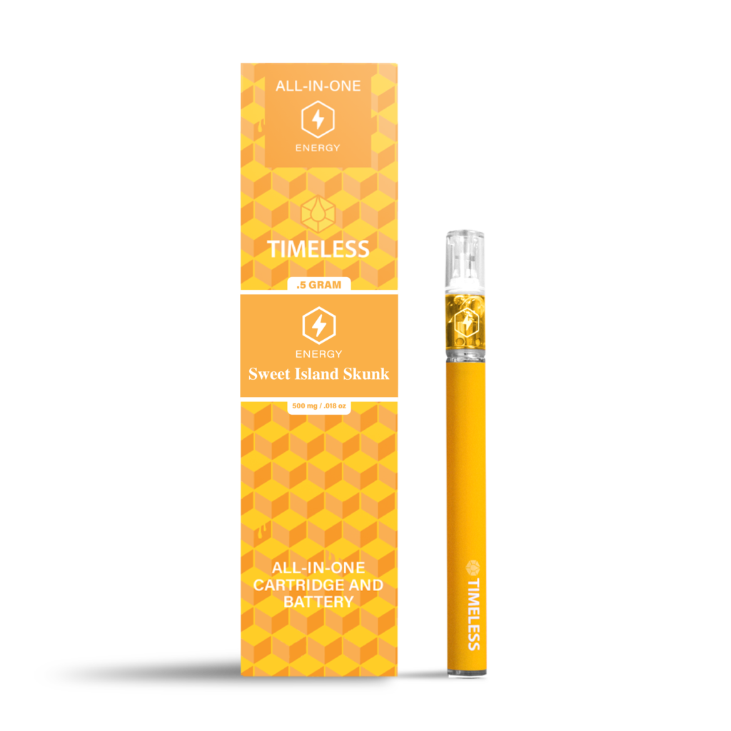 Buy Timeless Cartridges Sweet Island Skunk 0.5g Disposable image