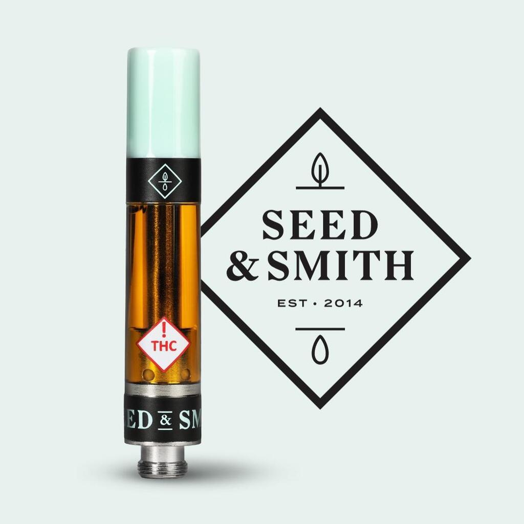 Buy Seed & Smith Vaporizers LA Kush Cake Live Resin Cartridge 1 g image