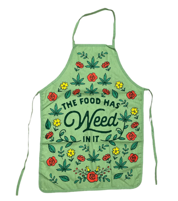 Buy Faire Apparel The Food Has Weed in it Apron    image