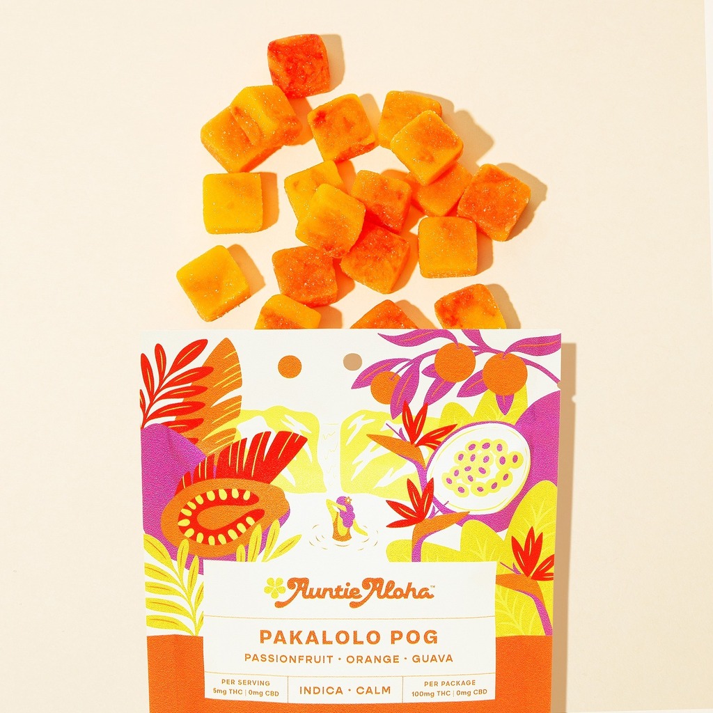 Pakalolo POG Vegan Gummies Auntie Aloha