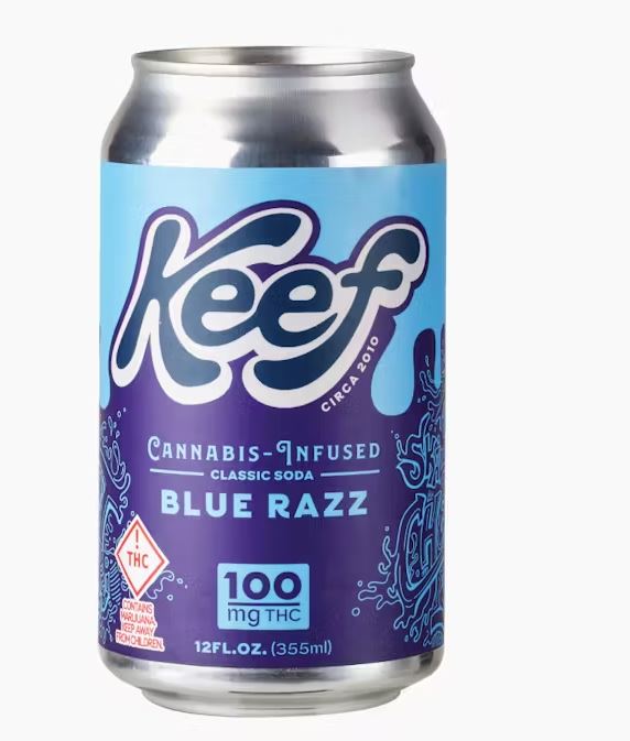 Buy Keef Beverages Blue Razz 100mg image