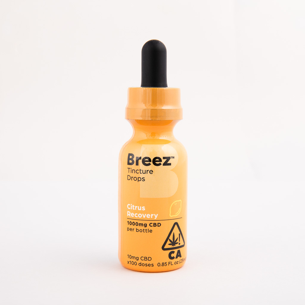 Buy Breez Tinctures Citrus Recovery 1000mg image