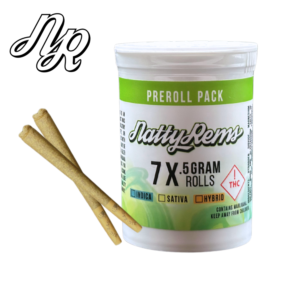 Banana Kush Preroll 7 -Pack Natty Rems