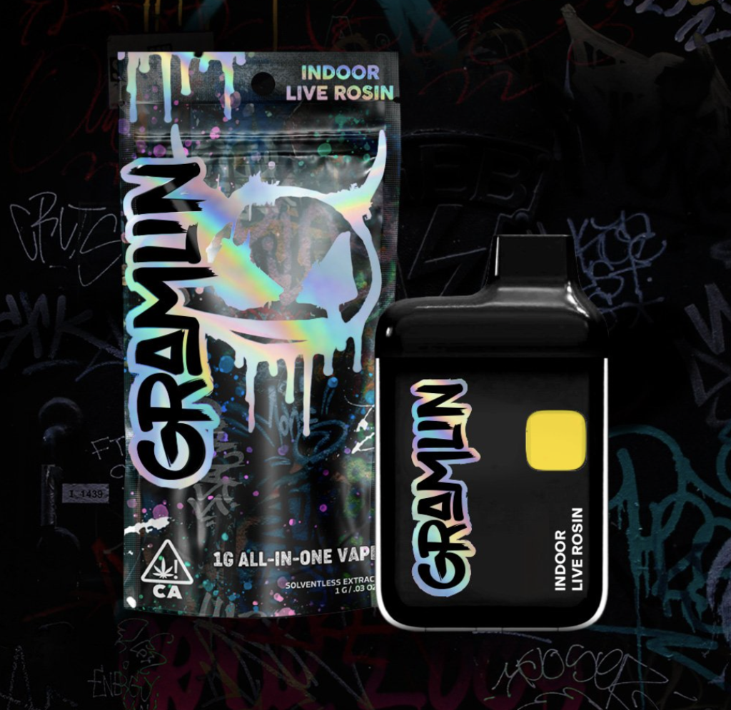 Buy Gramlin Vape Cartridge Black Dynamite Rosin AIO 1 G image №0