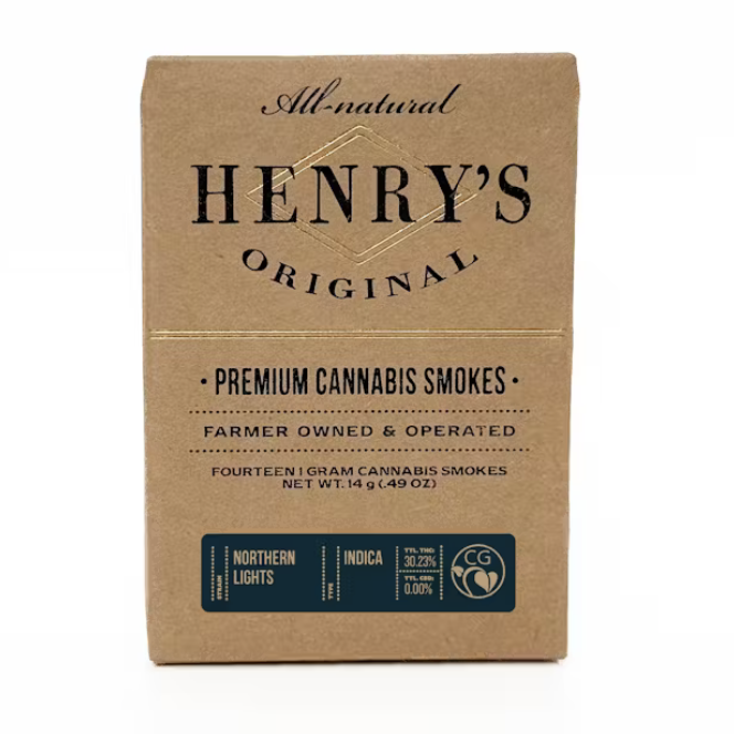 Buy Henry's Original Pre-roll Northern Lights 14 Pre-Roll Pack 14 G image