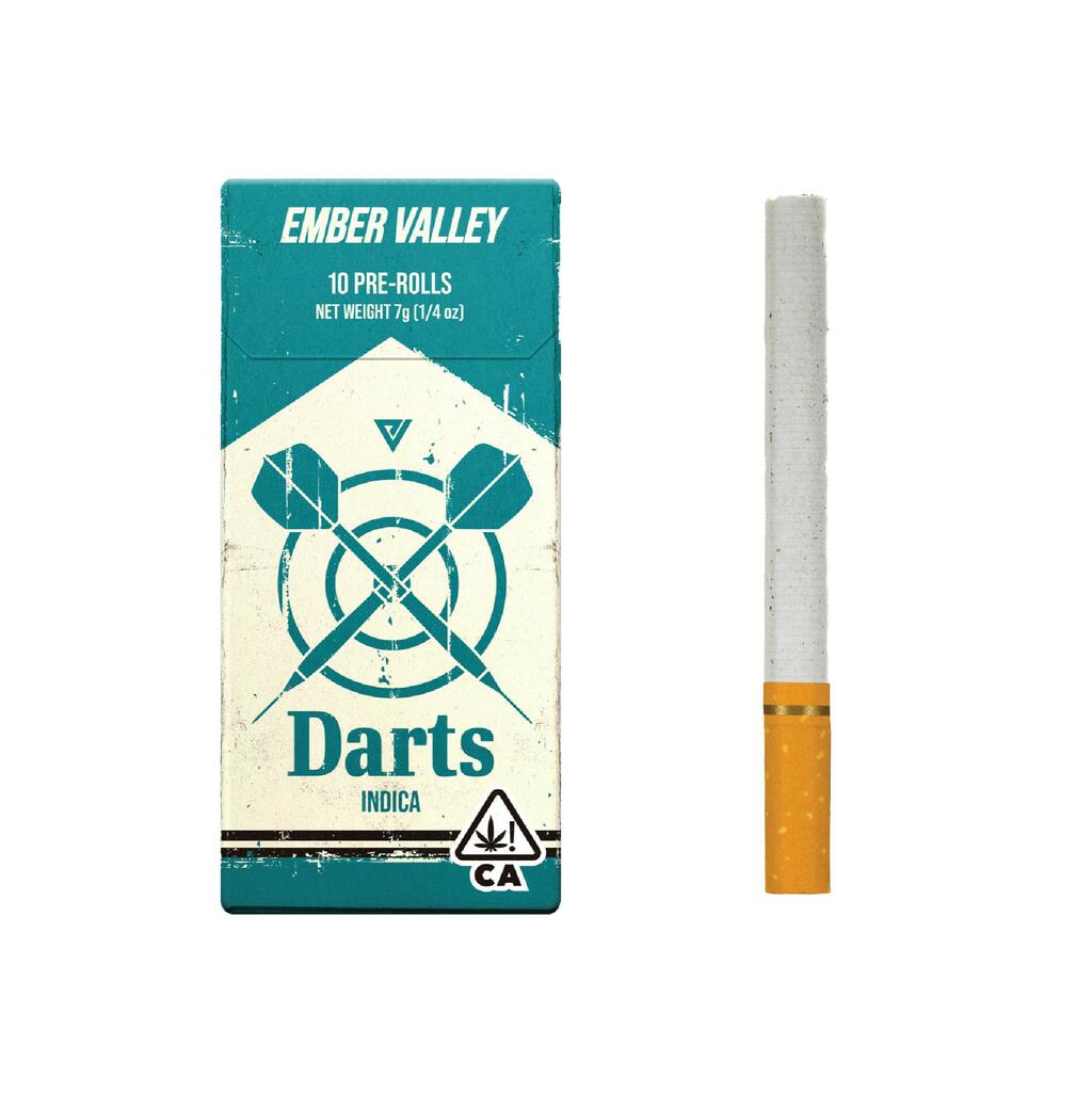 Melted Strawberry Darts 10 Pack Pre-Rolls Ember Valley