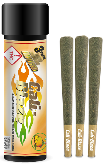 Mango Infused Pre-roll 3 pack (S) Cali Blaze