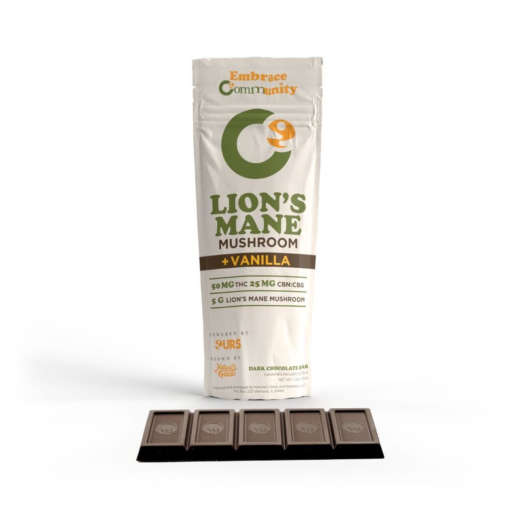 Lions Mane Mushroom Vanilla Dark