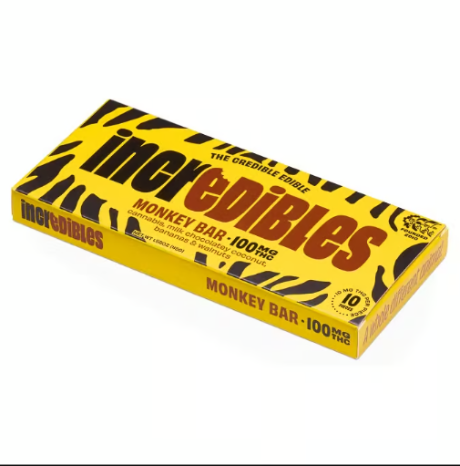 Buy incredibles Edibles Monkey Bar 100mg 10pk image