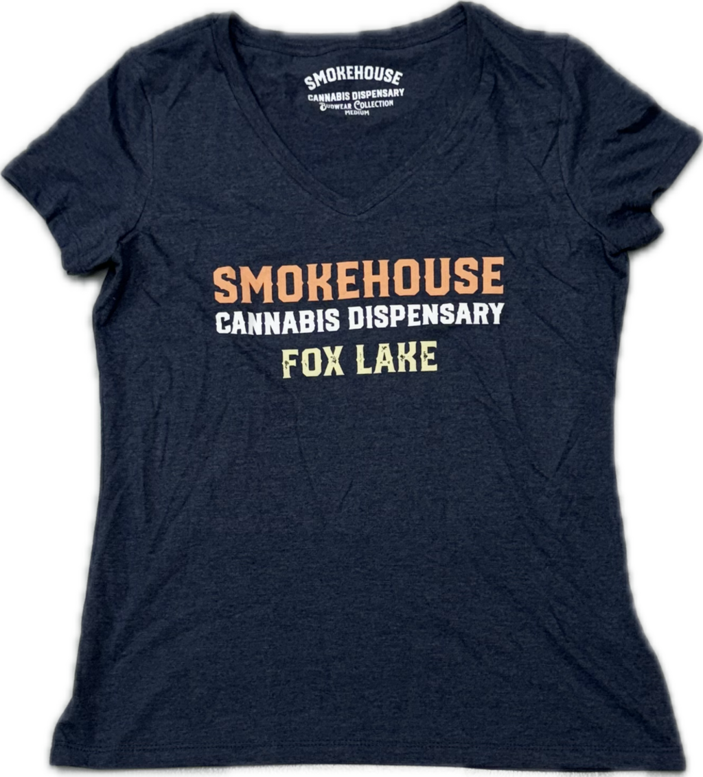 Women's Navy Smokehouse V-Neck Tee SmokeHouse