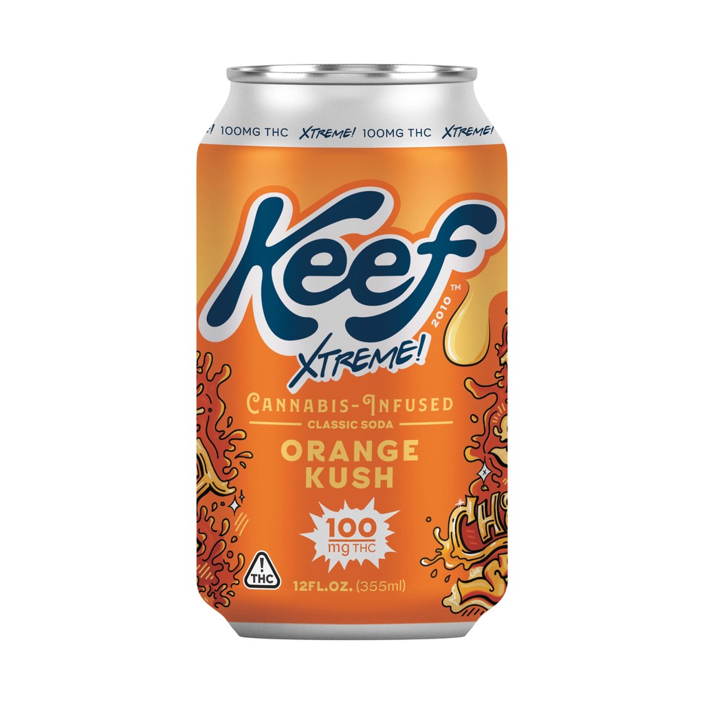 Keef Orange Kush Soda 100mg 12 fl oz