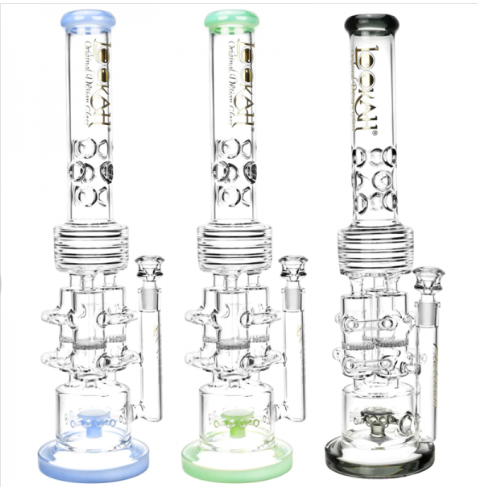 Buy Lookah Accessories 20" Skyscraper Water Pipe American Green image