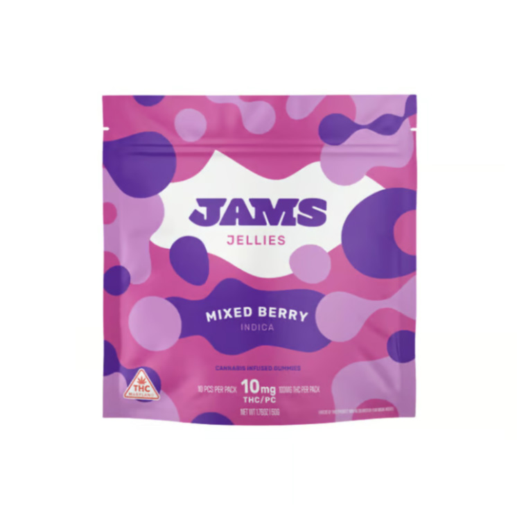 Buy JAMS Edibles Mixed Berry 10pk/100mg image