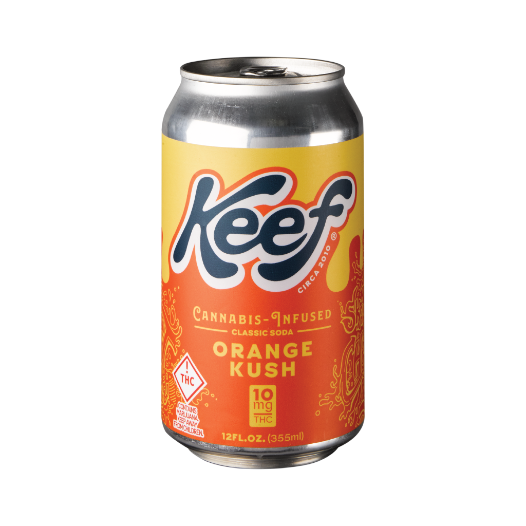 Keef Orange Kush Soda Beverage Edible, 10mg, 1pk