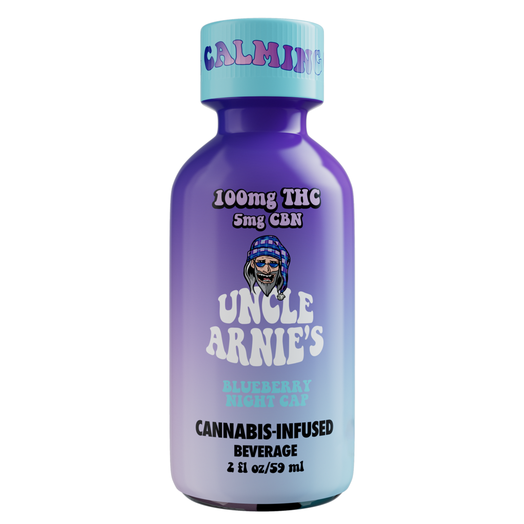 Uncle Arnie's Blueberry Night Cap 2oz Tonic Beverage Edible, 100mg