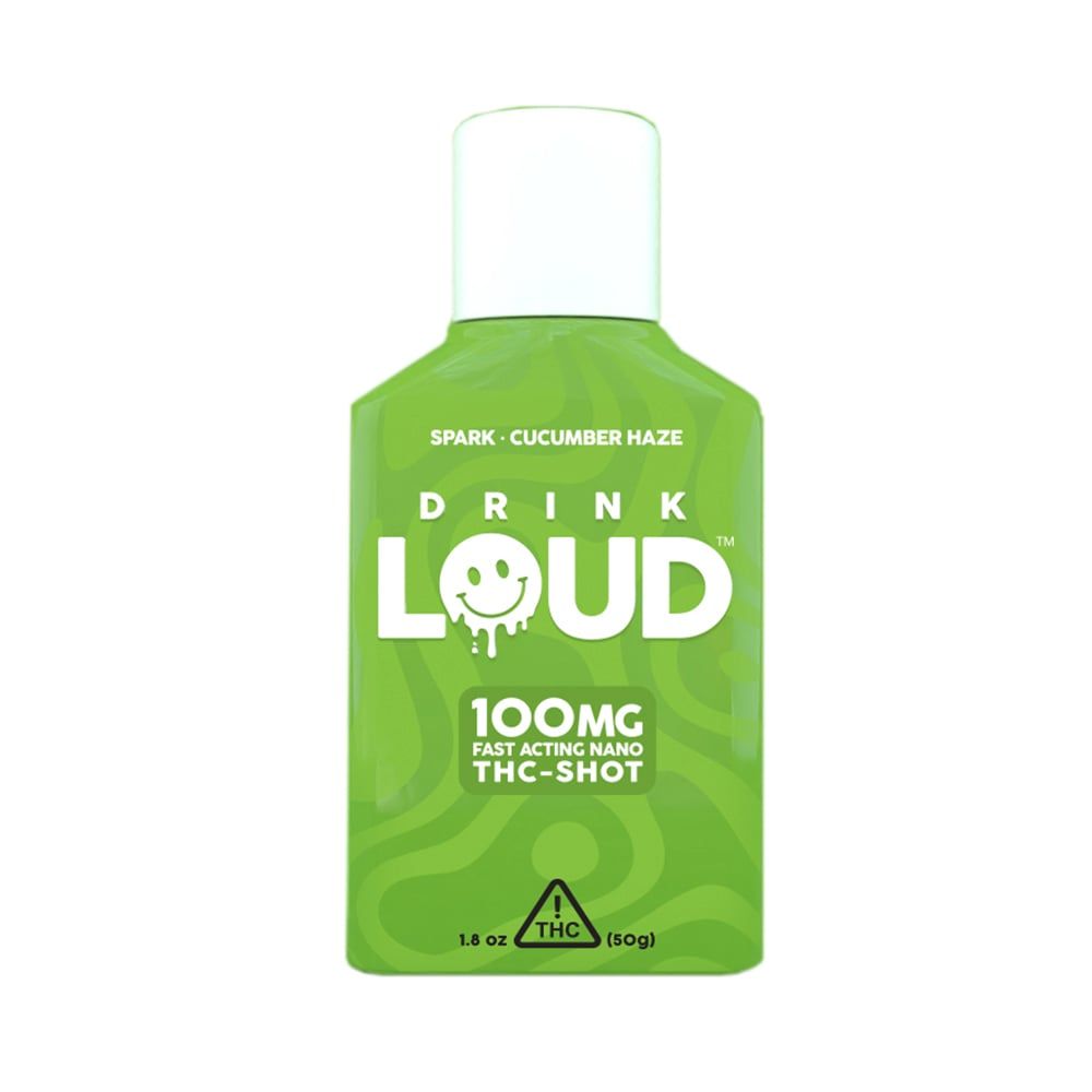 Drink Loud Cucumber Haze Drink Mix Beverage Edible, 100mg, 1pk