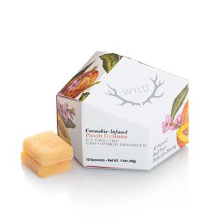 Peach 2:1 CBD:THC Gummy product
