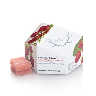 Strawberry 20:1 CBD:THC Gummy product