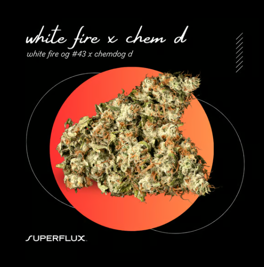 Buy Superflux Flower White Fire x Chem D 3.5g image