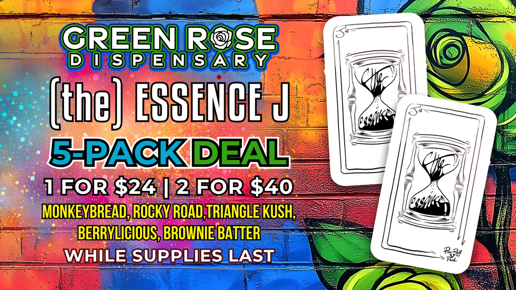 Cannabis Promo, Cannabis Sales, Cannabis Discounts, Cannabis on Sale, (the) Essence J 5-Pack Pre-Rolls  2 for $40!