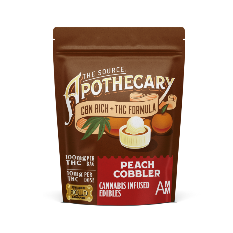 Peach Cobbler - CBN Rich + THC The Source Apothecary