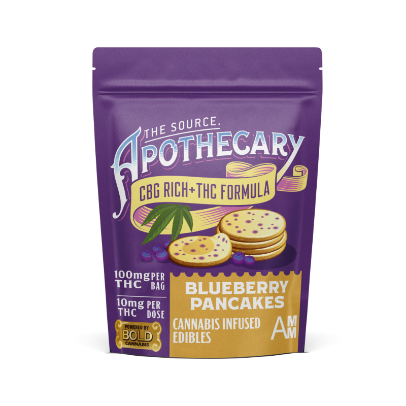 Blueberry Pancakes - CBG Rich + THC The Source Apothecary