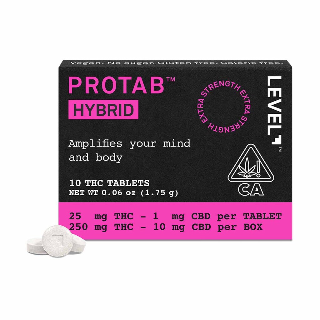 Buy Level Edibles ProTab Hybrid 100mg/10pk image