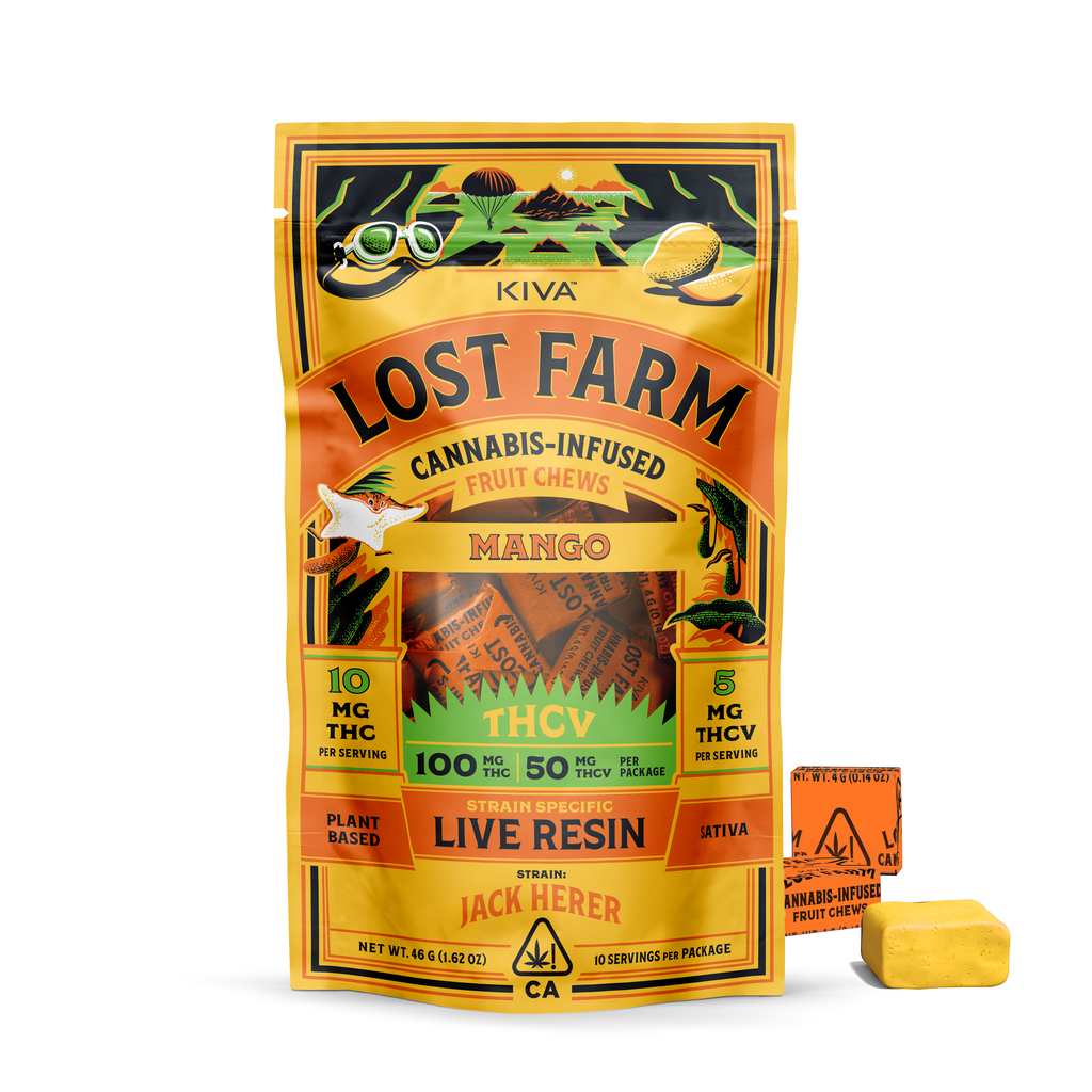 Buy Lost Farm Edibles Mango THCv 10:5 10mg / 10-Pack image