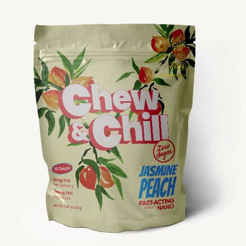 Buy Chew & Chill Edible Jasmine Peach 100 mg image